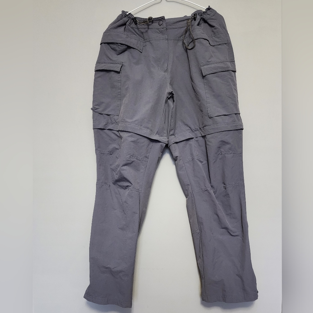 Sportif  Gray Cargo Pants - Short Pants Convertible size 14